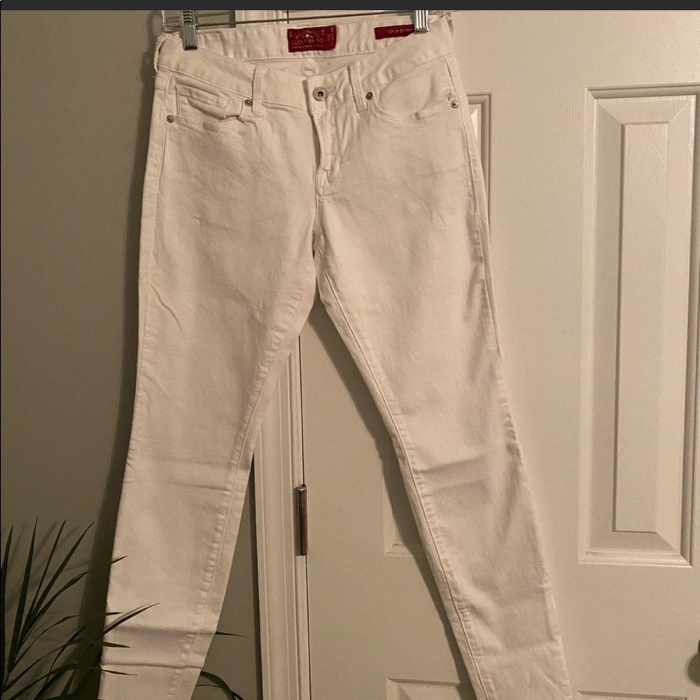 White lucky brand jeans size 2